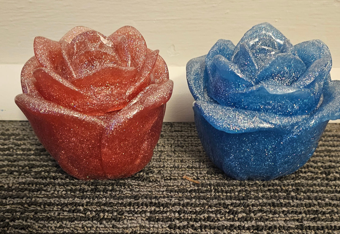 Custom colors . Resin Rose box