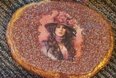 Steam punk women coasters set of 3 for 12$