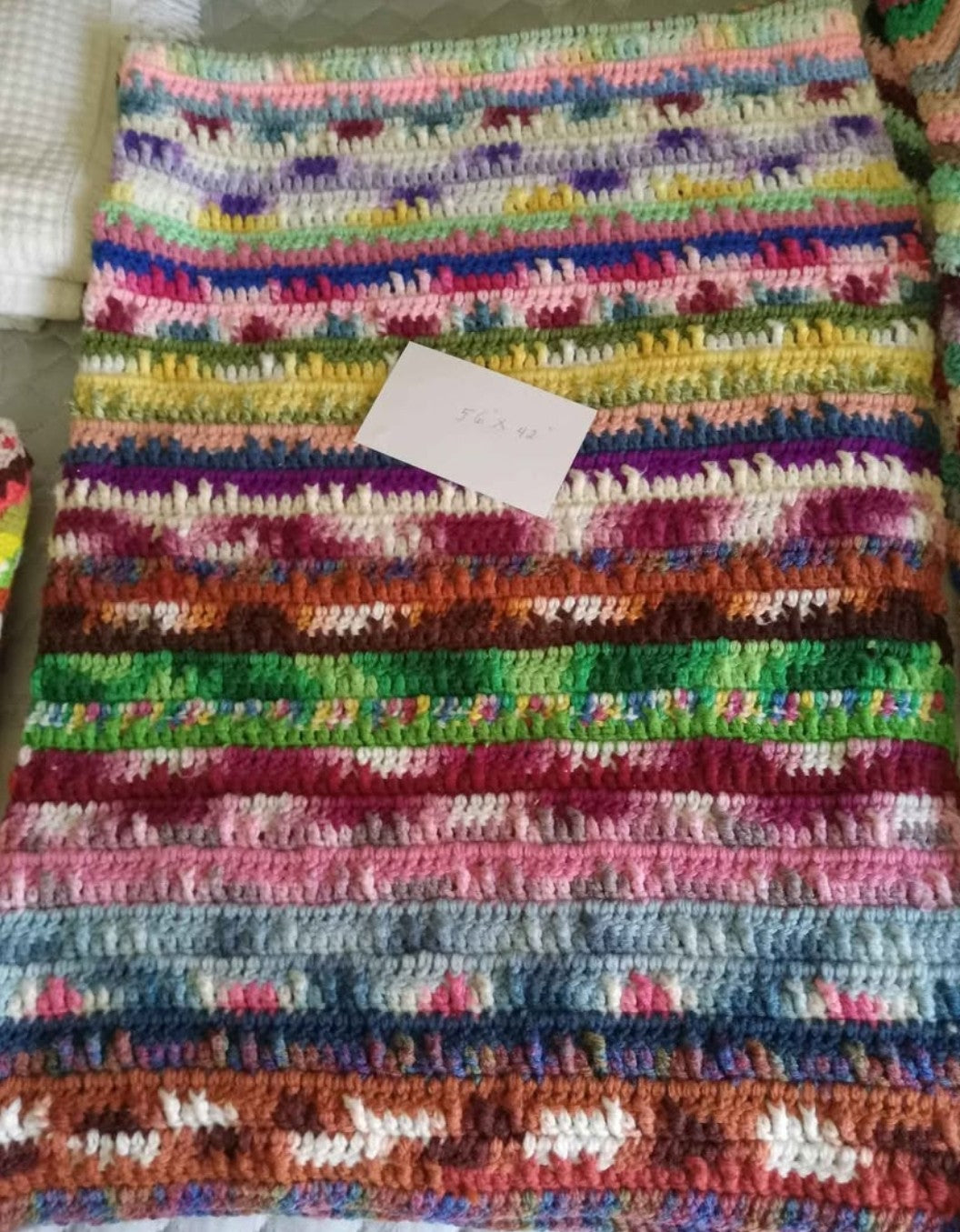 Crochet lap blankets custom colors